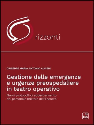 cover image of Gestione delle emergenze e urgenze preospedaliere in teatro operativo